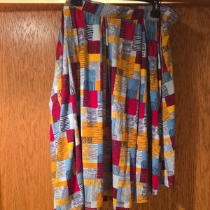 Lularoe Madison Skirt Euc